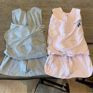 2 Newborn Size Halo sleepsack swaddles